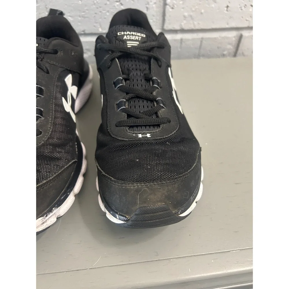 Under Armour Black Charged Assert 8 Shoes Mens 11.5 Running Sneakers 3021952